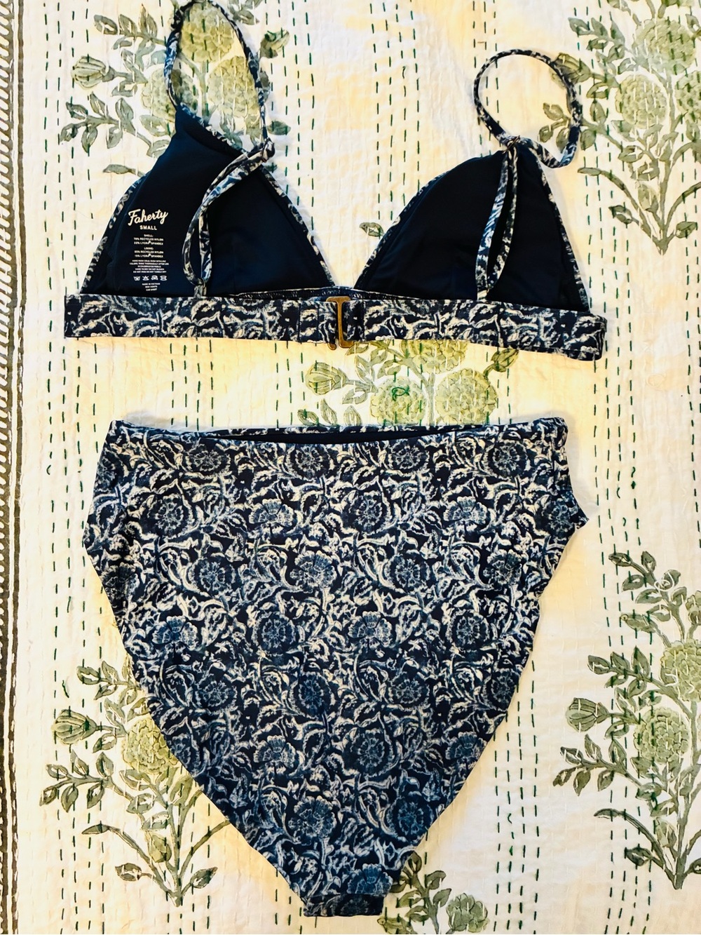 Faherty Indigo Batik Bikini - Picture 3 of 4
